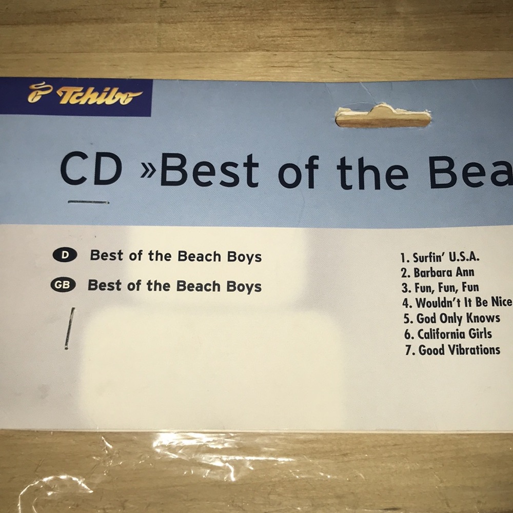 TCHIBO GERMAN ISSUED BEACH BOYS CD/FRISBEE - Picture 4 of 7